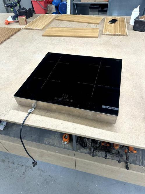 Bosch | PUE63KBB5D - inbouw inductiekookplaat - 60 cm, Witgoed en Apparatuur, Kookplaten, Gebruikt, Inbouw, Inductie, 4 kookzones