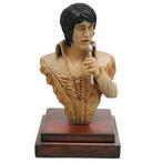 Elvisbeeld op voet 41 cm - elvis beeld, Verzamelen, Muziek, Artiesten en Beroemdheden, Ophalen, HorecaBeelden, Nieuw, HorecaBeelden
