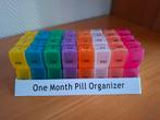 Pillendoos/medicijnbox voor hele maand. Twee vakken per dag., Ophalen of Verzenden, Zo goed als nieuw