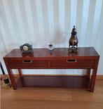 Houten sidetable, Huis en Inrichting, Tafels | Sidetables, Ophalen, 25 tot 50 cm, Rechthoekig, 100 tot 150 cm