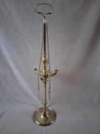 Een Antiek Geel - Koperen handgemaakte "Olielamp"., Ophalen, Koper