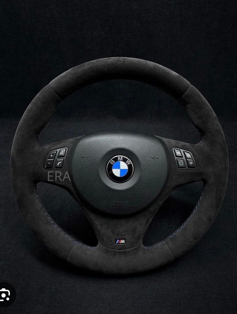 BMW Alcantara Stuurhoes met Race Streep, Auto-onderdelen, Interieur en Bekleding, BMW, Nieuw, Ophalen of Verzenden
