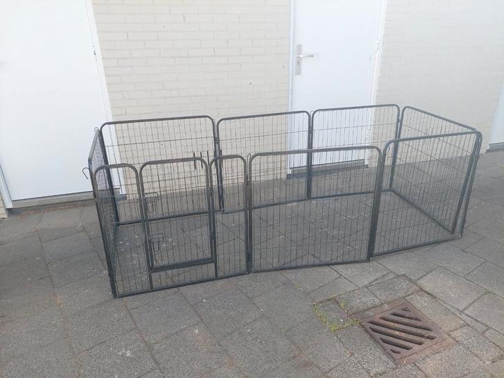 Honden ren 85/245 cmx83cm x85cm (uitbreidbaar) hond groot, Dieren en Toebehoren, Hondenhokken, Zo goed als nieuw, Hondenkennel