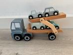 Little Dutch Houten vrachtwagen met auto's, Ophalen of Verzenden, Zo goed als nieuw, Jongen of Meisje