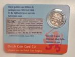 Dutch Coin Card 7.3: halve gulden Willem III, ½ gulden, Koning Willem III, Zilver, Ophalen of Verzenden