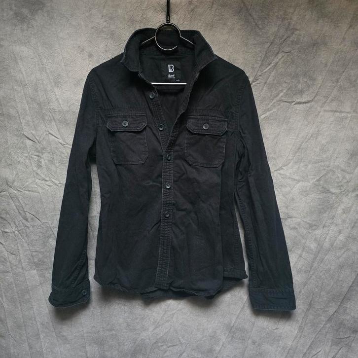 Stoere Blouse, Brandit, Kleding | Dames, Blouses en Tunieken, Gedragen, Maat 42/44 (L), Blauw, Ophalen of Verzenden