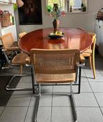 Ovale Vintage design eetkamertafel Maroeska Metz 2.40/1.20, Ophalen, Gebruikt, 100 tot 150 cm, 200 cm of meer