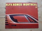 Alfa Romeo Montreal brochure  NL, Gelezen, Alfa Romeo, Ophalen of Verzenden, Alfa Romeo