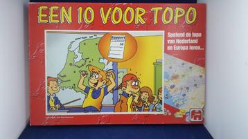 Een 10 voor Topo bordspel, Jumbo. Compleet. 6C9 beschikbaar voor biedingen