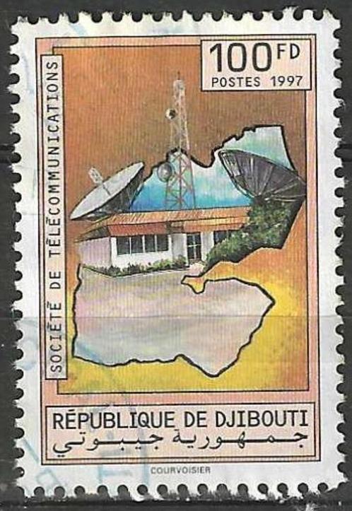 Djibouti 1995 - Yvert 719V - Telecommunicatie (ST), Postzegels en Munten, Postzegels | Afrika, Gestempeld, Overige landen, Verzenden