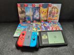 Nintendo Switch plus 10 games, Ophalen of Verzenden, Zo goed als nieuw, Switch Original