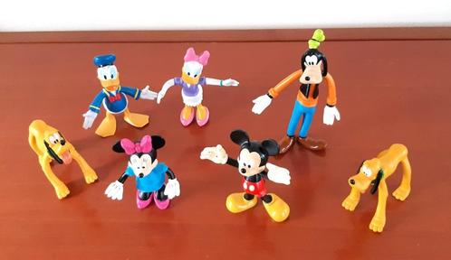 Disney figuren, rubber, 7 stuks, Verzamelen, Disney, Zo goed als nieuw, Beeldje of Figuurtje, Overige figuren, Ophalen of Verzenden