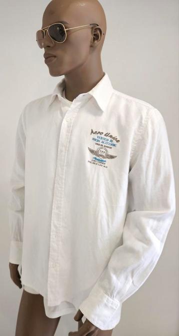PME Legend linnen blouse/overhemd (L) gewassen en gestreken beschikbaar voor biedingen