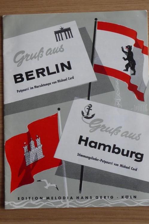 Gruß aus Berlin - Potpourri im Marschtempo, Muziek en Instrumenten, Bladmuziek, Zo goed als nieuw, Artiest of Componist, Gitaar