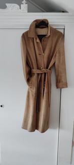 Vintage trenchcoat suede, Beige, Maat 42/44 (L), Zo goed als nieuw, Ophalen