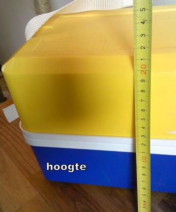 Flair Beebop koelbox geel/blauw met draagband+koelelement beschikbaar voor biedingen