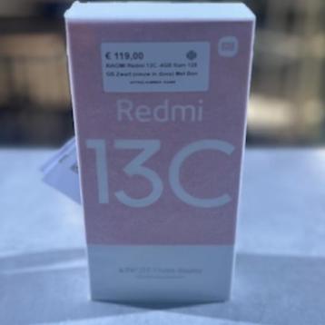 XIAOMI Redmi 13C -4GB Ram 128 GB Zwart (nieuw in doos) Met B beschikbaar voor biedingen