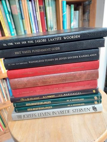 10 Boeken ds. A. Hoogerland en ds. Chr. v.d. Poel beschikbaar voor biedingen