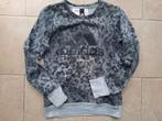 Adidas: stoere trui grijs panterprint maat 158-164 z.g.a.n., Ophalen, Adidas, Meisje, Trui of Vest