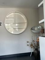 Kast wandkast Hooglans wit rond 110 cm, Huis en Inrichting, Kasten | Boekenkasten, Ophalen of Verzenden, Zo goed als nieuw, 25 tot 50 cm