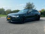 Audi A6 3.0TDI 150KW Avant Quat S-tr 2013 Zwart luchtvering, Auto's, Audi, Automaat, Euro 5, 1800 kg, Zwart
