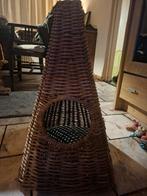 Katten huisje rieten mand, Ophalen, Nieuw, Riet