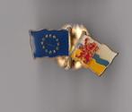 Limburg Vriendschap Europa vlag pin, Gebruikt, Niet vindbaar, Niet vindbaar, Speldje of Pin