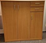 Te koop houten kast met deuren en lades, Ophalen, Eikenhout, 100 tot 150 cm, 100 tot 150 cm