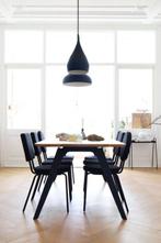 SALE design eettafel 2450,- Bas Vellekoop Puik 200 cm hout, Rechthoekig, Nieuw, 200 cm of meer, 50 tot 100 cm
