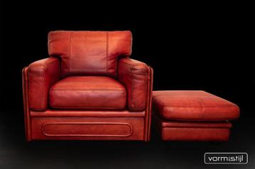 Baxter Miami + poef in dikste bull leather beschikbaar voor biedingen