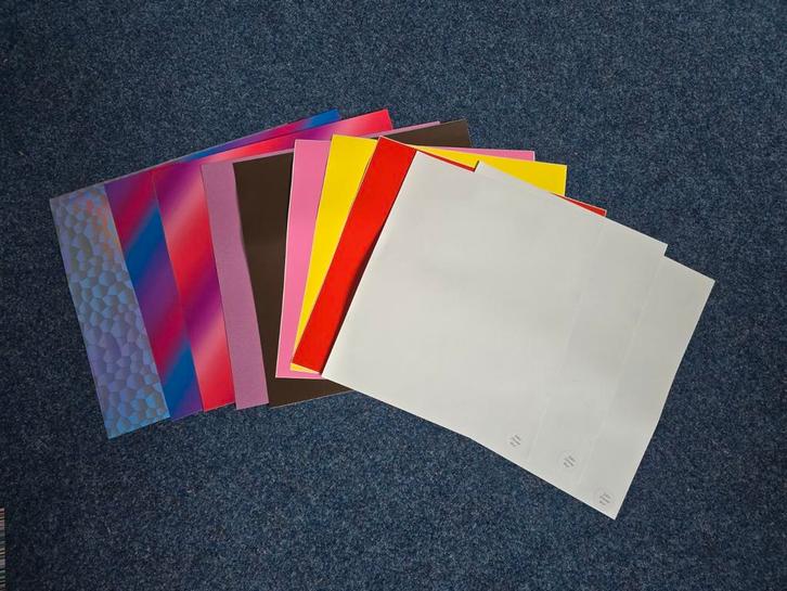 Groot Pakket Flexfolie - 60 Vellen Diverse Soorten, Hobby en Vrije tijd, Kledingapplicaties en Hotfix, Nieuw, Ophalen of Verzenden