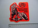 sticker oud NMB 1979 Motorcross motorrace motorsport bond, Ophalen of Verzenden, Zo goed als nieuw, Bedrijf of Vereniging