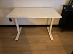 Ikea TROTTEN Bureau zit/sta, wit, 120x70 cm, Huis en Inrichting, Bureaus, Ophalen, In hoogte verstelbaar, Gebruikt, Bureau