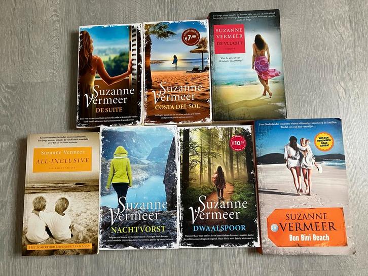 Suzanne Vermeer (7 stuks), Boeken, Thrillers, Gelezen, Nederland, Ophalen of Verzenden