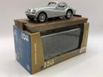 Brumm R105 Jaguar 3,5 Liter 1948 zilverkleur -GOED- M38, Hobby en Vrije tijd, Modelauto's | 1:43, Overige merken, Gebruikt, Auto