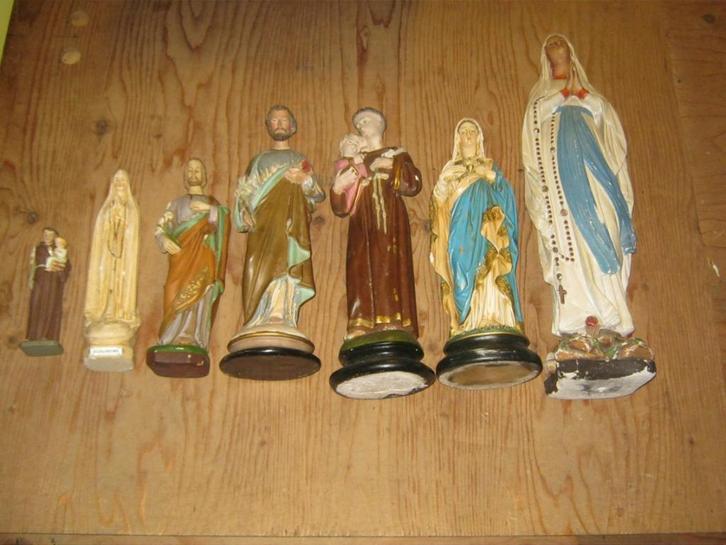 Div gipsen beelden, Antiek en Kunst, Antiek | Religie, Ophalen of Verzenden