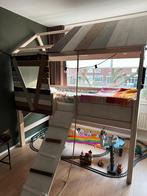 Nette Life time boomhut halfhoogslaper 
White wash., Ophalen, 100 cm, Eenpersoons, Zo goed als nieuw