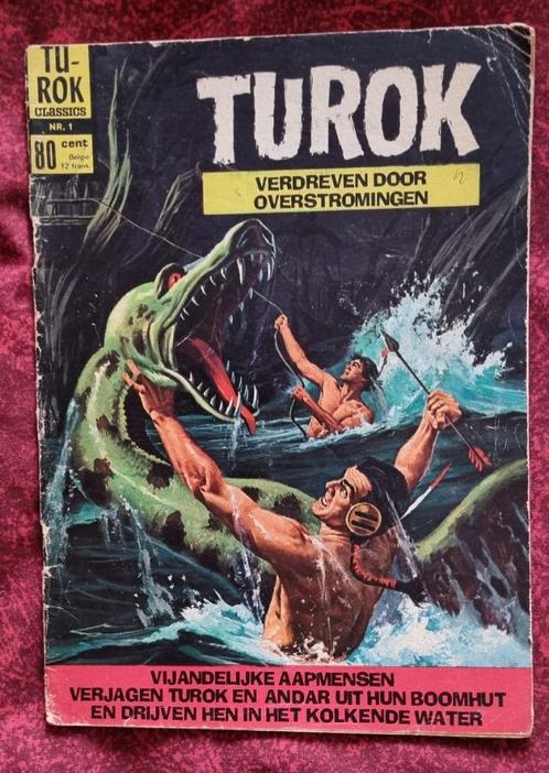 TUROK nr.1 Verdreven door overstromingen | Classics Ned 1970, Boeken, Strips | Comics, Gelezen, Eén comic, Europa, Ophalen of Verzenden