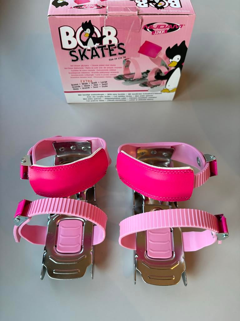 2 paar Bob Skates onderbind schaatsen Maat 24-34, Sport en Fitness, Schaatsen, Ophalen of Verzenden, Zo goed als nieuw, Overige typen