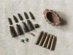 wo1 relics - Franse F1, lebel hulzen, nato hulzen - LEEG, Verzamelen, Ophalen of Verzenden, Landmacht, Overige gebieden, Hulzen of Bodemvondsten