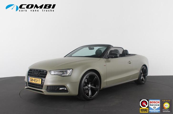 Audi A5 Cabriolet 1.8 TFSI S line > 177pk/Cabrio/Dark Green&, Auto's, Audi, Bedrijf, Te koop, A5, ABS, Airbags, Airconditioning