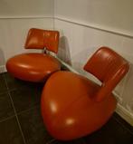 Paar mooie Leolux Pallone fauteuils, Huis en Inrichting, Ophalen, Gebruikt, 75 tot 100 cm, Metaal