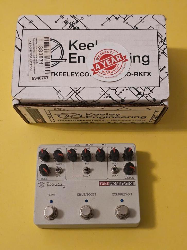 Keeley Tone Workstation Gitaar, Muziek en Instrumenten, Effecten, Zo goed als nieuw, Distortion, Overdrive of Fuzz, Compressor