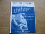 THE TERRY THEME  UIT LIMELIGHT, Muziek en Instrumenten, Bladmuziek, Gebruikt, Accordeon, Ophalen of Verzenden, Artiest of Componist