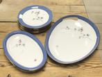6x boterhambordjes, 2 vlees-, 1 serveerschaal hartporzellan, Antiek en Kunst, Ophalen of Verzenden