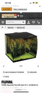 Fluval flex 57 liter, Ophalen, Zo goed als nieuw, Leeg aquarium
