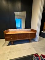 Antieke Kaptafel met Spiegel, Huis en Inrichting, Ophalen, Zo goed als nieuw, Hout, 100 tot 150 cm
