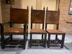 6 bijzondere eetkamerstoelen, Antiek en Kunst, Antiek | Meubels | Stoelen en Banken, Ophalen