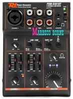 Mengpaneel, Mixer 3-kanaals,USB, PDM-D301BT, Bluetooth, Info@marbeco.nl, Power Dynamics, Nieuw, Overige instrumenten