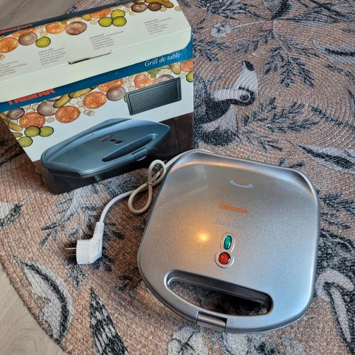 Tristar Snack Grill - Tafel Grill, Witgoed en Apparatuur, Contactgrills, Nieuw, Ophalen of Verzenden